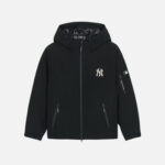 엠엘비 Gorpcore Hooded Lightweight Short Puffer Jacket New York Yankees Black