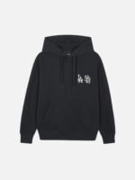 엠엘비 Seoul Series Dual Logo Hoodie LA SD Black - Image 2