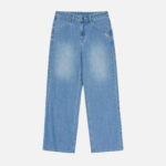 엠엘비 Varsity Logo Wide Denim Pants Blue