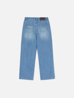 엠엘비 Varsity Logo Wide Denim Pants Blue - Image 2