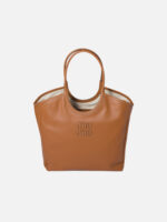 미우미우 Ivy Leather Bag Black - Image 4
