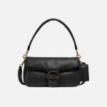 코치 Pillow Tabby Shoulder Bag 26 Black