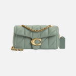 코치 Tabby 20 Chain Shoulder Bag Green