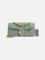 코치 Tabby 20 Chain Shoulder Bag Green