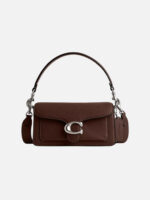코치 Tabby 20 Chain Shoulder Bag Green - Image 4