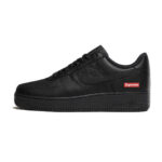 나이키 x 슈프림 에어 포스 1 로우 - Box Logo Black