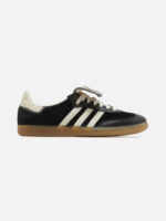 아디다스 x Wales Bonner Samba Pony - Core Black Cream White