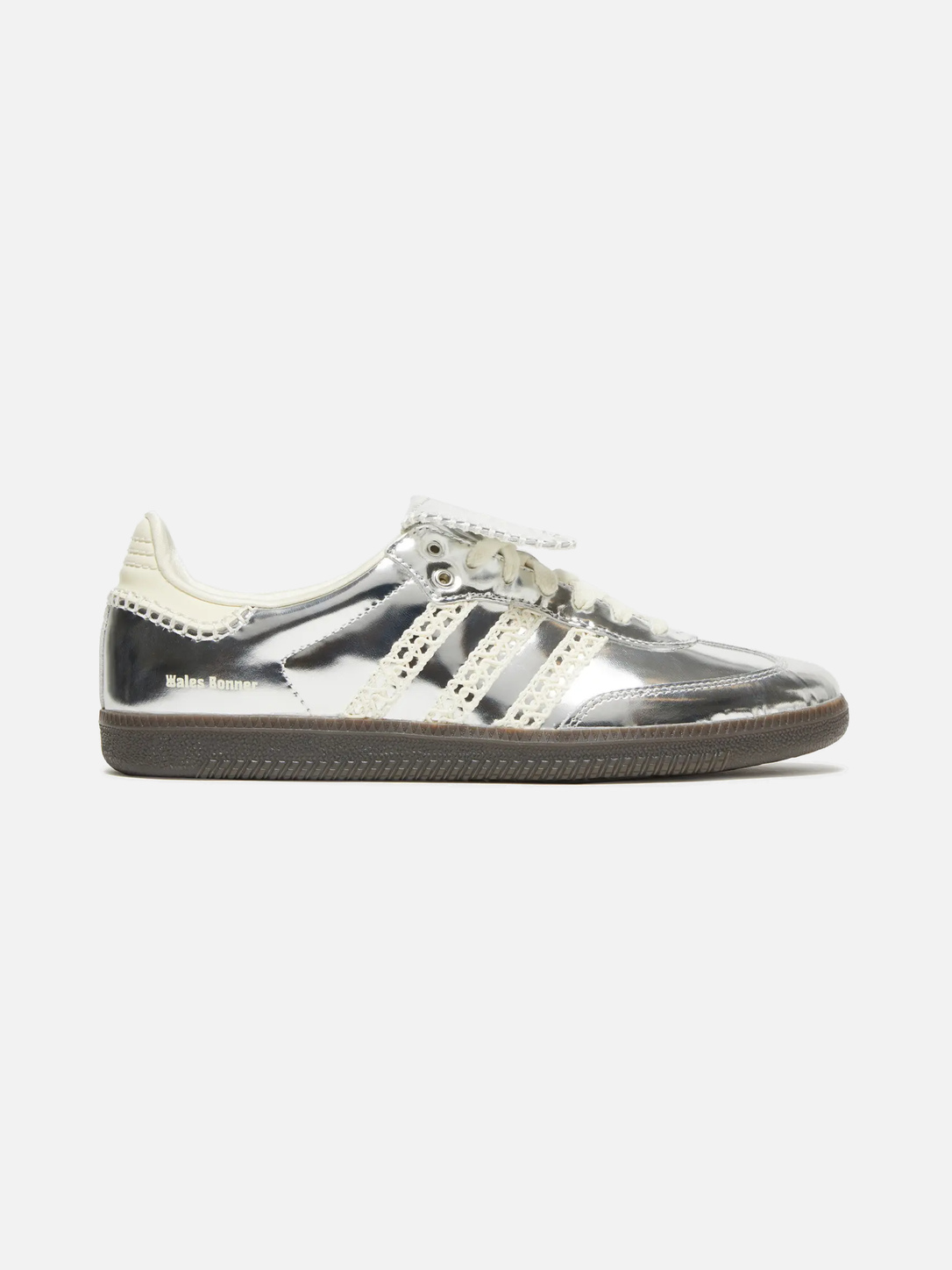 IG8181-1 아디다스 x Wales Bonner Samba - Silver Metallic - Image 1