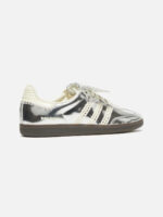 아디다스 x Wales Bonner Samba - Silver Metallic - Image 3