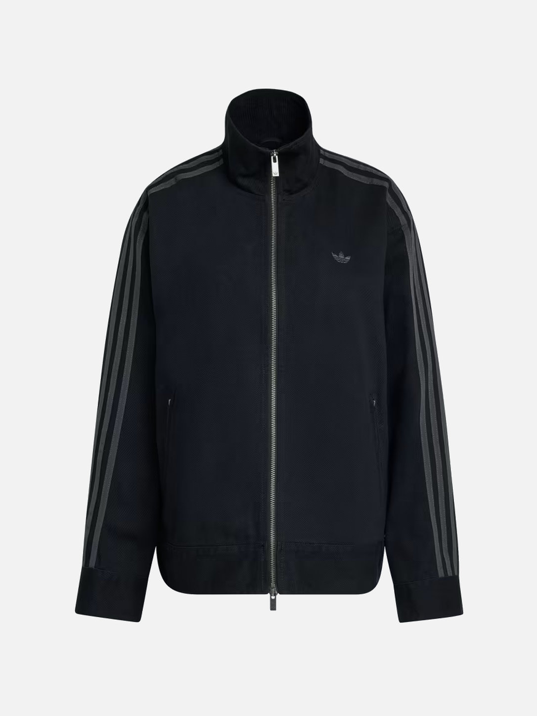 KF2311-1 아디다스 오리지널스 애슬 뎁트 트윌 파이어버드 자켓 - Black - Image 1
