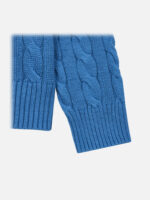 폴로 랄프 로렌 Cable Knit Cotton Sweater Blue Orbit - Image 5